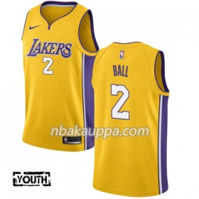 Los Angeles Lakers Lonzo Ball 2 Nike 2017-18 Kulta Pelipaidat Swingman - Lasten